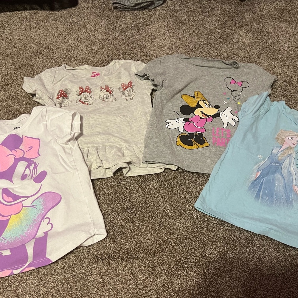Girls 5T Disney shirts
